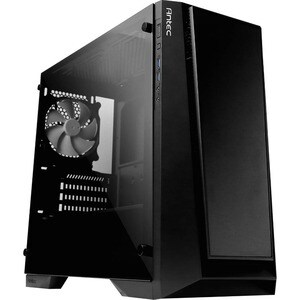 Antec Performance P6 Computer Case - Mid-tower - Black - Hot Dip Galvanized Steel, Plastic, Tempered Glass - 6 x Bay - 1 x