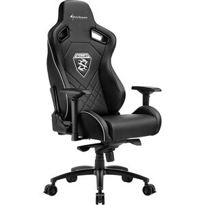 Sharkoon Technologie Sharkoon Gaming Chair - Foam, Steel, Polyvinyl Chloride (PVC), Aluminium - Black
