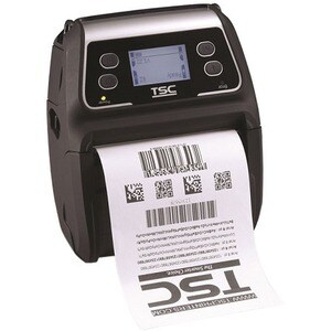 TSC Auto ID Alpha-4L Mobile Direct Thermal Printer - Monochrome - Portable - Label/Receipt Print - Bluetooth - Battery Inc
