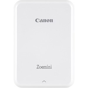 Canon Zero Ink Printer - Colour - Photo Print - Portable - Silver, White - Bluetooth - USB - Battery Built-in - Battery In