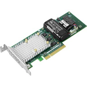 Microchip SmartRAID 3162-8i /e SAS Controller - 12Gb/s SAS - PCI Express 3.0 x8 - 2 GB - Plug-in Card - RAID Supported - 0