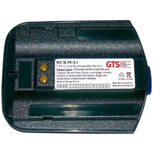 Batería GTS HCK30-LI - Ion Litio (Li-Ion) - Para Escaner de código de barras - Batería Recargable - 7,4 V DC - 2400 mAh