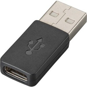 Plantronics USB-C To USB-A Adapter - 1 x Type A USB Male - 1 x Type C USB Female - TAA Compliant