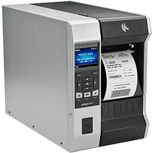 Zebra ZT610 Desktop Direct Thermal/Thermal Transfer Printer - Monochrome - Label Print - Ethernet - USB - Serial - Bluetoo