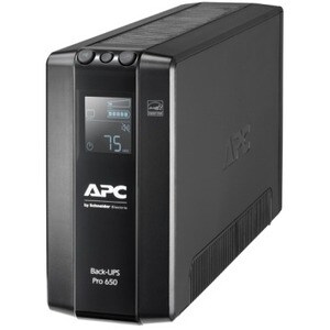 APC by Schneider Electric Back-UPS Pro BR650MI Line-interactive UPS - 650 VA/390 W - Tower - AVR - 12 Hour Recharge - 230 