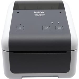 Brother TD-4410D Desktop Direct Thermal Printer - Monochrome - Label Print - USB - Serial - 108.40 mm (4.27") Print Width 