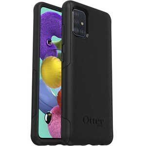 OtterBox Commuter Case for Samsung Galaxy A51 Smartphone - Black - Drop Resistant, Bump Resistant, Impact Absorbing - Synt
