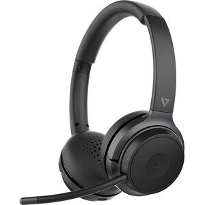 V7 HB600S Wireless On-ear Stereo Headset - Black - Binaural - 3048 cm - Bluetooth - 32 Ohm - USB