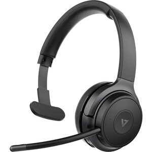 V7 H605M Wireless On-ear Mono Headset - Black - 3048 cm - Bluetooth - 32 Ohm - USB