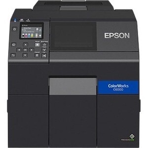 Epson ColorWorks CW-C6000A Desktop Inkjet Printer - Color - Label Print - Ethernet - USB - 4.25" Print Width - 5 in/s Mono