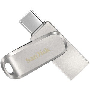 SanDisk Ultra Dual Drive Luxe 32 GB USB 3.1 (Gen 1) Type A, USB 3.1 (Gen 1) Type C Flash Drive - Silver - 150 MB/s Read Speed