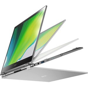 Acer Spin 5 SP513-54N SP513-54N-72ER 34.3 cm (13.5") Touchscreen 2 in 1 Notebook - 2256 x 1504 - Intel Core i7 (10th Gen) i7-1065G7 Quad-core (4 Core) 1.30 GHz - 16 GB RAM - 1 TB SSD - Steel Grey - Windows 10 Pro - Intel Iris Plus Graphics - In-plane Switching (IPS) Technology, CineCrystal (Glare) - Swiss Keyboard - 15 Hour Battery Run Time - IEEE 802.11 a/b/g/n/ac/ax Wireless LAN Standard