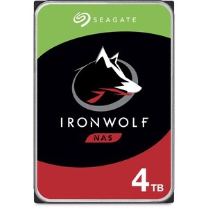 Seagate IronWolf ST4000VN008 4 TB Hard Drive - 3.5" Internal - SATA (SATA/600) - Conventional Magnetic Recording (CMR) Met