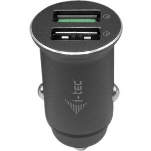 i-tec 36 W Auto Adapter - USB - For USB Device, iPhone, iPad - 12 V DC, 24 V DC Input - 5 V DC/3 A, 3.6 V DC, 12 V DC Output