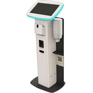 iView Registration Kiosk with a Sanitizer kit