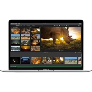Apple Computer portatile - Apple MacBook Air MGN63T/A 33,8 cm (13,3") - WQXGA - 2560 x 1600 - Apple Octa core (8 Core) - 8 GB Total RAM - 256 GB SSD - Grigio - Apple Chip - macOS Big Sur - Display Retina, Tecnologia True Tone, Tecnologia In-plane Switching (IPS) - Italiano Tastiera - 15 Ore - IEEE 802.11 a/b/g/n/ac/ax Wireless LAN Standard