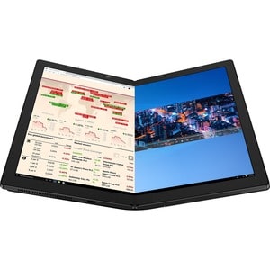 Lenovo ThinkPad X1 Fold Gen 1 20RL000GHV Tablet - 33.8 cm (13.3") QXGA - 8 GB RAM - 512 GB SSD - Windows 10 Pro 64-bit - Black - Intel SoC - Intel Core i5 i5-L16G7 Penta-core (5 Core) 1.40 GHz - 2048 x 1536 - 5 Megapixel Front Camera - 10.60 Hour Maximum Battery Run Time