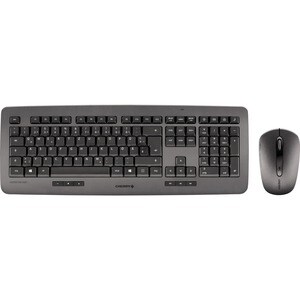 CHERRY DW 5000 Keyboard & Mouse - USB Wireless RF 2.48 GHz Keyboard - 104 Key - English (US) - Keyboard/Keypad Color: Blac
