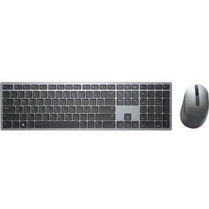 Dell Premier KM7321W Keyboard & Mouse - AZERTY - Belgian - USB Wireless Bluetooth/RF - Keyboard/Keypad Color: Titan Gray -