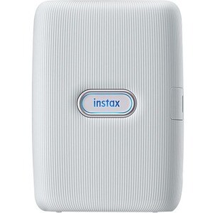 instax Mini Link Dye Sublimation Printer - Colour - Photo Print - Portable - Ash White - 12 Second Photo - 318 dpi - Bluet