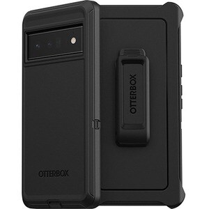 OtterBox Defender Rugged Carrying Case (Holster) Google Pixel 6 Pro Smartphone - Black - Drop Resistant, Dirt Resistant, D