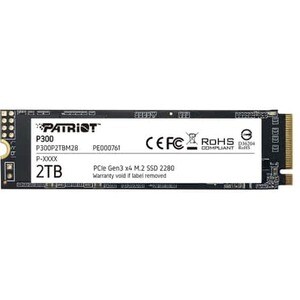 Patriot Memory P300 1 TB Solid State Drive - M.2 2280 Internal - PCI Express NVMe (PCI Express NVMe 3.0 x4) - 320 TB TBW -