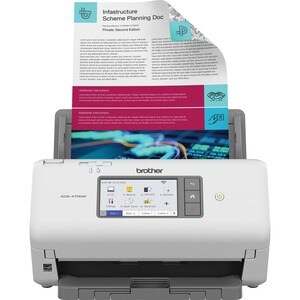 Brother ADS-4700W scanner duplex 40ppm w. lan wlan 80p adf touchscreen