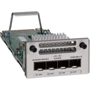Cisco Network Module - 4 x 1000Base-T Network - For Data Networking - Twisted PairGigabit Ethernet - 1000Base-T - Plug-in 