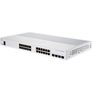 Cisco 250 CBS250-24T-4X 24 Ports Manageable Ethernet Switch - 2 Layer Supported - Modular - 195 W PoE Budget - Optical Fib