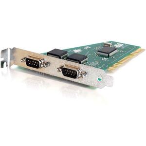 C2G Lava 2 Port DB9 Serial Adapter - Plug-in Card - PCI - PC