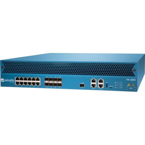 Palo Alto PA-3250 Network Security/Firewall Appliance - 12 Port - 10/100/1000Base-T, 10GBase-X, 1000Base-X - Gigabit Ether