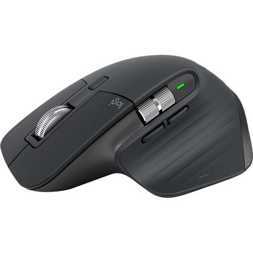 Logitech MX Master 3 Mouse - Bluetooth/Radio Frequency - USB - Darkfield - 7 Button(s) - Wireless - 2.40 GHz - 4000 dpi - 
