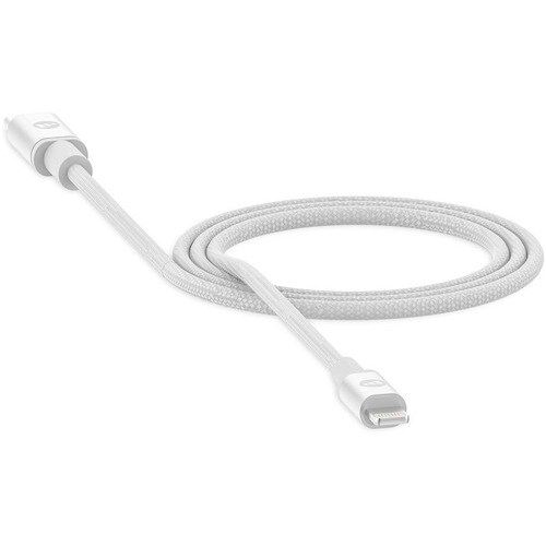 Mophie Charging Cable - For iPhone, iPad, iPod - 5 V DC - White - 1 m Cord Length - 1