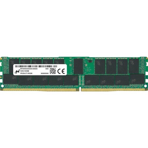 Micron 32GB DDR4 SDRAM Memory Module - 32 GB - DDR4-2933/PC4-23466 DDR4 SDRAM - 2933 MHz - CL21 - ECC - Registered - 288-p