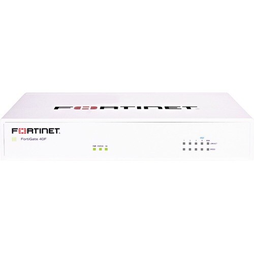 Fortinet FortiGate FG-40F Network Security/Firewall Appliance - 5 Port - 10/100/1000Base-T - Gigabit Ethernet - 5 x RJ-45 