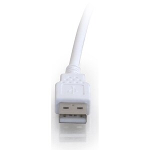 C2G 2m USB Extension Cable - USB A Male to USB A Female Cable - Type A Male - Type A Female - 6.56ft - White