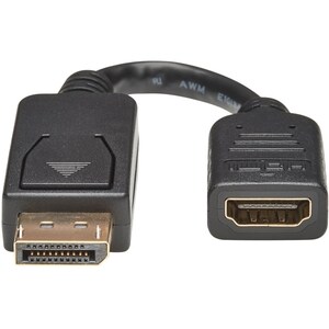 Tripp Lite DisplayPort to HDMI Adapter Converter DP to HDMI 6" - DP 2 HD 1920x1200/1080P (M/F) 6-in.