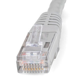 StarTech.com 2ft CAT6 Ethernet Cable - Gray Molded Gigabit - 100W PoE UTP 650MHz - Category 6 Patch Cord UL Certified Wiri