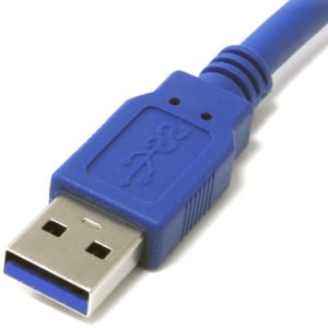 StarTech.com 3 ft SuperSpeed USB 3.0 Cable A to Micro B - Type A Male USB - Type B Male Micro USB - 3ft - Blue