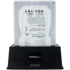 StarTech.com 3.5in Silicone Hard Drive Protector Sleeve with Connector Cap - Silicone - Clear