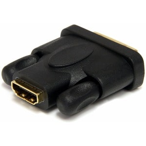 StarTech.com Adaptador HDMI® a DVI - DVI-D Macho - HDMI Hembra - Conversor - Negro - Oro Conector - Negro