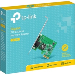 TP-Link TG-3468 Gigabit Ethernet Card for PC - 10/100/1000Base-T - Plug-in Card - PCI Express x1 - 1024 MB/s Data Transfer