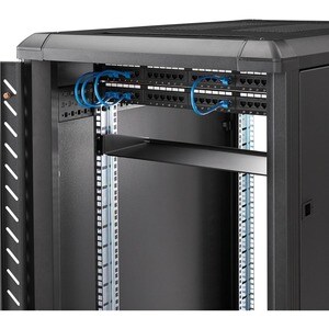 StarTech.com 1U Server Rack Mount Shelf - 7in Deep Fixed Steel Universal Tray for 19" AV, Data & Network Equipment Rack/ C