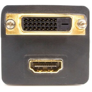 1 ft DVI-D to DVI-D & HDMI Splitter Cable - M/F