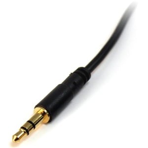 StarTech.com 1.83 m Mini-phone Audio Cable for Audio Device, iPhone, iPod, iPad, MP3 Player, Headphone - First End: 1 x Mi