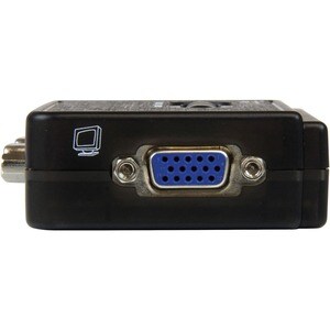 StarTech.com 2 Port USB KVM Kit with Cables and Audio Switching - KVM / audio switch - USB - 2 ports - 1 local user - 2 Co
