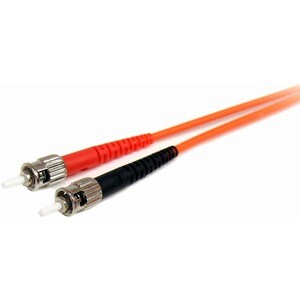 StarTech.com 3m Fiber Optic Cable - Multimode Duplex 62.5/125 - LSZH - LC/ST - OM1 - LC to ST Fiber Patch Cable - First En