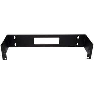 StarTech.com 2U Hinged Wall Mount Patch Panel Bracket - 6 inch Deep - 19" Patch Panel Swing Rack for Shallow Network Equip