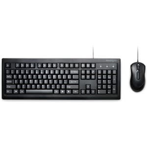 Kensington Keyboard for Life Desktop Set - USB Cable Keyboard - 104 Key - Black - USB Cable Mouse - Optical - 3 Button - S