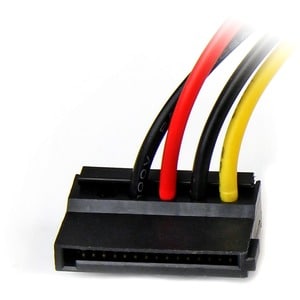 StarTech.com 15cm (6 in.) 4 Pin Molex to Left Angle SATA Power Cable Adapter - LP4 Molex to SATA Power Adapter - For SATA 